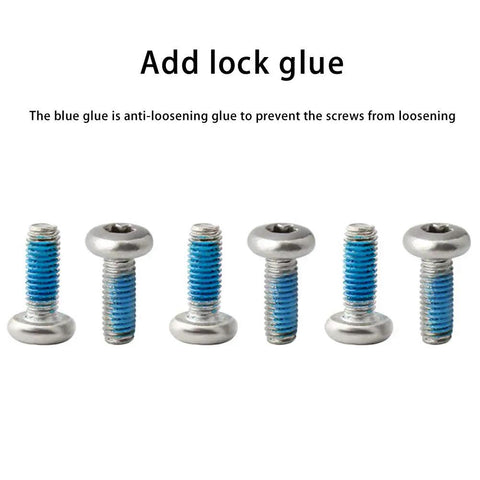 Lock glue screws for Boost Hub Conversion Kit for bicycle front and rear, preventing screws from loosening