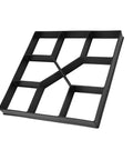 No Fuss Ready To Use Concrete Paver Stepping Stone Mold 15.75 Inch Square Reusable Plastic Garden Walkway Template for landscapes.