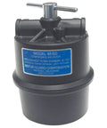 Heavy-Duty Clean Air Filter Kit With 1/2 NPT Fittings, M-60 Filter And Two Replacement Elements, close-up view of filter unit