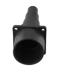 Dust Collection Tool Adapter For Shop Vac And Wet Dry Vacuum Cleaner, black soft plastic stepped connector with multi-size opening.
