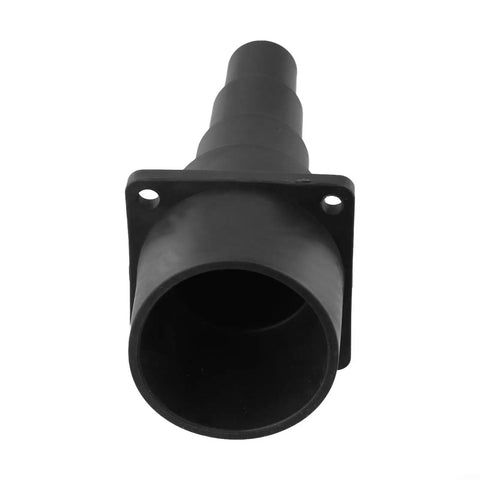 Dust Collection Tool Adapter For Shop Vac And Wet Dry Vacuum Cleaner, black soft plastic stepped connector with multi-size opening.