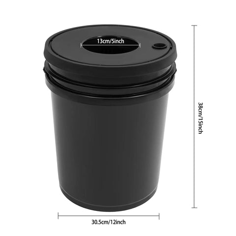 Single bucket of Hydroponic Growing System Kit Dope With 5.28 Gallon Deep Water Culture Pump Air Stone And Recirculating Drip Garden