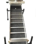 Front view of Complete 48 Inch Highbanker Gold Mining Kit with 10 Inch Sluice Hopper Box Stand Hoses and Adapters