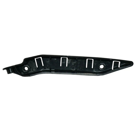 Pro Level Right Side Front Fender Bumper Bracket Retainer Support Fits Tesla Model Y 2020 2023, black plastic part side view.