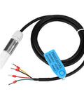Rugged Industrial Temperature And Humidity Sensor With Digital High Precision 14 Bit Resolution SHT2X Compatible Stainless Steel Housing