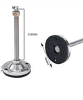 Heavy Duty Adjustable Leveling Feet For Tables And Workbenches Swivel Levelers With Anti Slip And Anti Scratch Protection 4 Pack Ideal For Home Office Restaurant Workshop Furniture Easy To Install And Level Height And Angle, M12 50mm, 82mm base