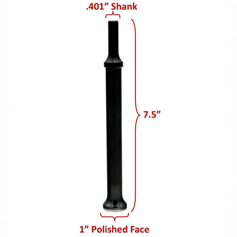 Heavy Duty Flush Rivet Set For Driving Countersunk Solid Rivets With A 7.5 Inch Extra Long Handle Tough As Nails Build Slick Action Compatible With Pneumatic Rivet Guns And Air Hammers Pro Grade