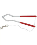 Lightweight Aluminum Chain Twitch for Single Person Halter Training Humane and Pain Free Handling Cord Snaps to Halter