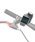 Portable Throttle Voltmeter For Electric Bikes And Scooters, Digital Voltage Display From 12V To 99V, Locking Mount on handlebar