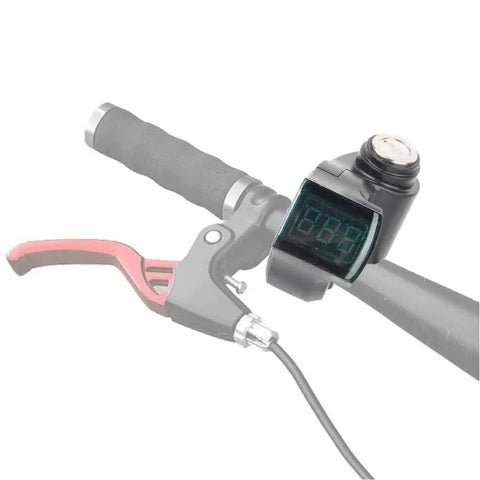 Portable Throttle Voltmeter For Electric Bikes And Scooters, Digital Voltage Display From 12V To 99V, Locking Mount on handlebar