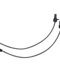 EGOESWELL front brake pad wear sensor cables, 2 pcs, black connectors
