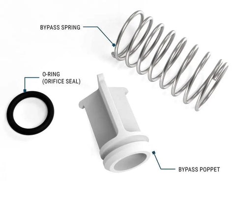 Bypass Poppet Replacement Kit For M180S Fuel Transfer Pump Includes Bypass Poppet O Ring And Bypass Spring GPI Genuine Parts 90 Day Warranty