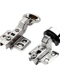 Two Pack European Soft Close Cabinet Hinges 26mm Diameter For Glass Doors Built To Last TEYOUQU Durable Cold Rolled Steel With Hydraulic Dampers