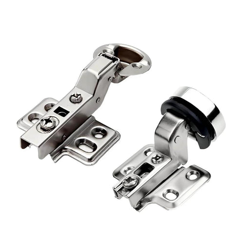Two Pack European Soft Close Cabinet Hinges 26mm Diameter For Glass Doors Built To Last TEYOUQU Durable Cold Rolled Steel With Hydraulic Dampers