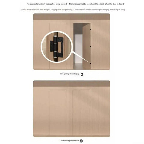 Heavy Duty Hydraulic Door Hinge With Automatic Close And Adjustable Speed Settings Crafted From Rust Proof Aluminum Alloy for concealed mounting.