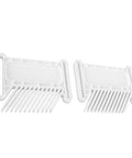 Adjustable Woodworking Featherboard To Pin Boards Dead Tight On Router Tables And Table Saws For Better Control And Nasty Kickback Prevention In Slick White Durable Plastic