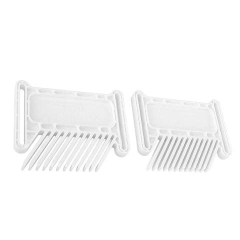 Adjustable Woodworking Featherboard To Pin Boards Dead Tight On Router Tables And Table Saws For Better Control And Nasty Kickback Prevention In Slick White Durable Plastic