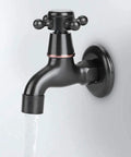 ZBSAVFM Mop Pool Faucet Retro Style Brass Wall Mounted Single Handle Water Tap for Garden Kitchen Sink Decorate with running water.