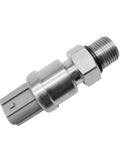 Beefed-Up Heavy Duty Excavator Pressure Sensor Switch 5MPa 50MPa High Low Transducer For Construction Machinery KM15-S45 KM15-S46 2157063 1Z07387 Industrial Parts And Hydraulics Equipment stainless steel threaded sensor