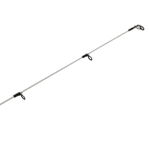 Max Pro Spinning Rod And Reel Combo 6 Foot 10 Inch showing part of graphite rod blank with guides, two-piece ultralight setup.
