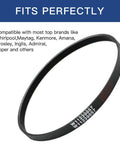 Built Bad Boy Washer Drive Belt For Top Load Washers Straight Up Rock Solid Swap Compatible With Whirlpool Maytag Amana 21 9 Inch heavy duty rubber drive belt