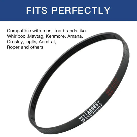Built Bad Boy Washer Drive Belt For Top Load Washers Straight Up Rock Solid Swap Compatible With Whirlpool Maytag Amana 21 9 Inch heavy duty rubber drive belt