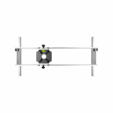 27 Inch Router Sled For Planing And Slab Flattening With Ultra Track Aluminum Rails A Rigid Rail System Top View