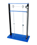 Vibration And Resonance Demonstrator Pendulum Ball Instrument Model for Classroom Science, blue metal, 34x15x52 cm