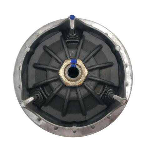 Top Tier Primary Drive Pulley 0JYA510000001 for CFMoto CF1000 UForce ZForce ATVs, top view, robust metal and polymer design.