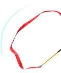 Golf Swing Trainer With Non Slip Grip And Ribbon Training For Correct Posture And Grip Warm Up Rod showcasing red ribbon accessory