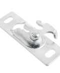Sliding Door Panel Hanger Set For Storage And Bathrooms, close-up view of durable high strength anti rust metal hardware.