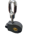 Manual Worm Gear Crank for Awning 1 To 13 Gearbox Outdoor Lawn Garden Replacement Handle Aluminum Alloy Construction visible