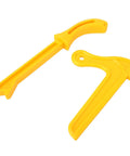 Table Saw Push Sticks Set Of Two Yellow Plastic 2 Inch Push Blocks For Woodworking Heavy Duty Safety Tools Pro Level Precision Clean Cuts For Your Busy Shop