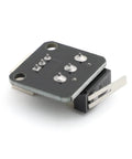 Close-up of a micro mechanical 3 pin switch from the Five Pack Must Have End Stop Limit Switches For 3D Printers, showing side view.