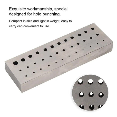 Heavy Duty Watch Staking Tool With Metal Plate 36 Holes Riveting Stake Set Adjustable Hole Sizes Pro Grade Precision Steel