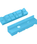 Heavy Duty 5 Inch Magnetic Vise Jaws Soft Pads 1 Pair Thick Rubber Vice Grips Covers for scratch-free metal projects.