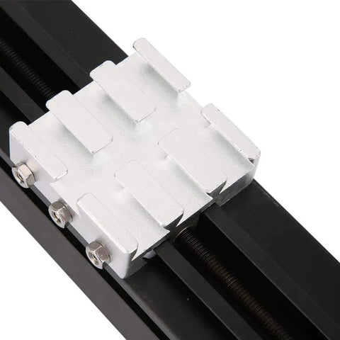 Pro Grade 150mm Metal Cross Slide Block for Lathe Accessories, 3-Axis X Y Z Machining, close-up of aluminum alloy component