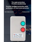 Plug And Play Magnetic Motor Starter For 5HP 220 240V Motors Compatible With Single Phase Or 3 Phase Setups, front view