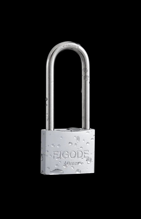 Marine Grade Rustproof Padlock With Stainless Steel Shackle And Chrome Plated Brass Body, Weatherproof Outdoor Lock Set Of 12 With Same Key, 2.3 Inch Shackle For Gates, Fences, Sheds, And More