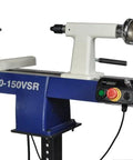 VSR Midi Lathe With 12 Inch By 16.5 Inch Swing, 1 HP DC Motor, Electronic Variable Speed Control, Digital RPM Readout, side view