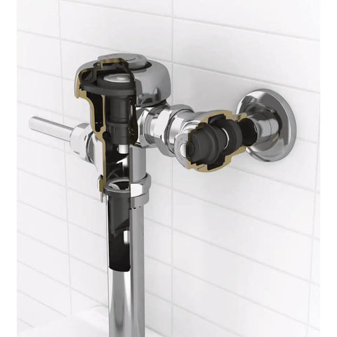Cross-section view of Regal 110 Exposed Manual Water Closet Flushometer For Busy Commercial Restrooms 3.5 GPF Manual Flush Valve
