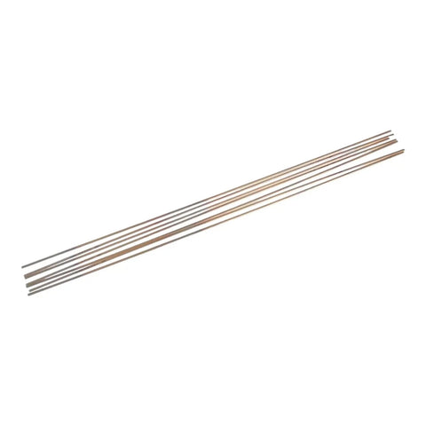 Sil-Fos 15 Percent Silver Brazing Alloy Solder Kit With 7 Sticks 1/16 Inch Dia By 16 Inch Length Copper Phosphorus Mix