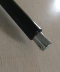 Close-up of Heavy Duty 12V And 24V Linear Actuator with 20 Inch Stroke tip, showcasing metal connector detail.