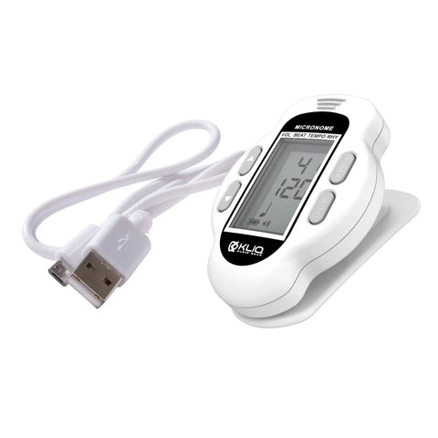Ultra Portable Mini Rechargeable Digital Metronome With Speaker For Piano Guitar Saxophone Flute Violin Drums 30 To 260 BPM Tempo Range