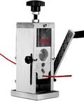 Manual Wire Stripping Machine For Copper 0.06-1.5 Inch Strips With Hand Crank or Drill Powered, aluminum frame, visible depth