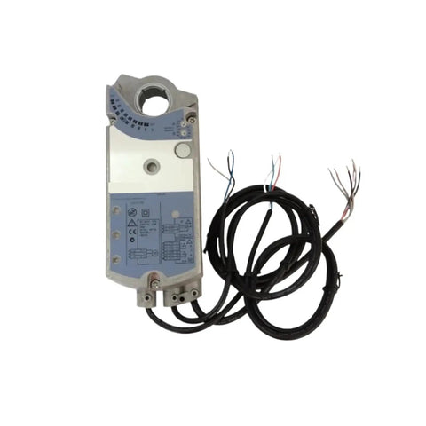 Hella Reliable Rotary Air Damper Actuators Powerpack With Two Tandem Mounted Units 35 Nm Three Position Torque AC 230V showing actuator with wiring for HVAC.