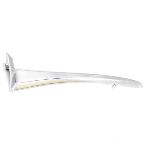 Headlight Top Trim Strip Chrome For Harley Road King FLHT 1988-2013, Badass Cowl Spear Design Front End Upgrade, side view