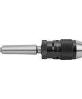 Self Tightening Lathe Drill Chuck 16mm B18 with MT3 Connecting Rod, heavy duty metal construction for machinists