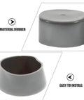 4 Pack Trailer Bearing Caps Rubber Covers 1.98 Inch Black Wheel Hub Dust Protectors Waterproof Easy Install showcasing material