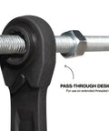 4 In 1 Reversible Ratchet Wrench With Box Wrench, SAE Sizes 1/4, 5/16, 3/8, 7/16 Inch, 90 Tooth Ratchet, Pass Through Design